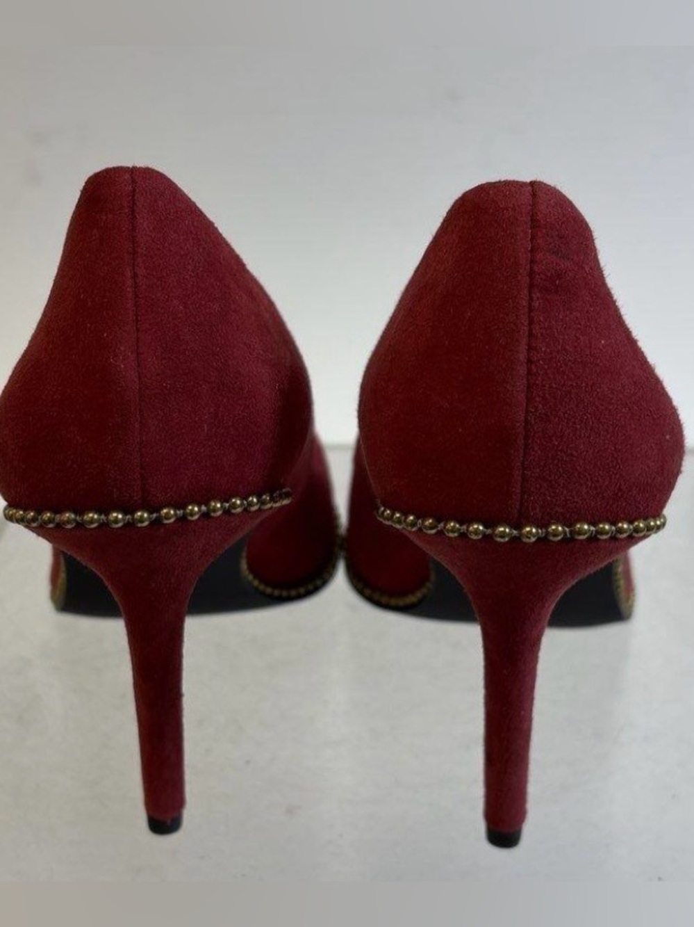 COACH® 85mm Waverly Pump with Beadchain - Picture 6 of 11